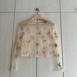 Free People All Night Layering Sheer Top